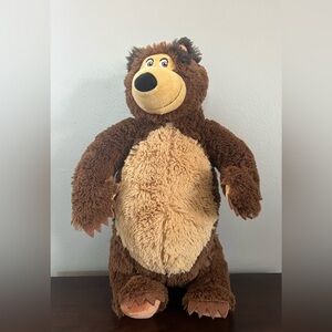 Masha and the Bear Brown Bear Plush Toy
